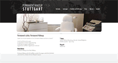 Desktop Screenshot of permanent-makeup-stuttgart.de